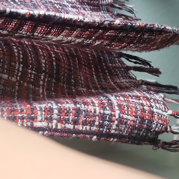 Time and Tru Multicolor Knit Poncho One Size - Picture 8 of 10